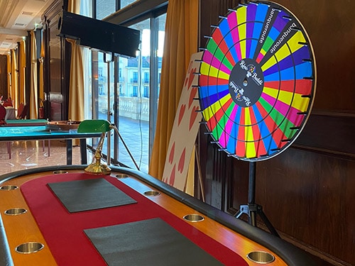 Roue de la chance animation casino