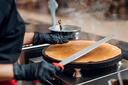Animation crêpes chandeleur Lyon